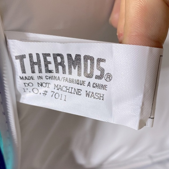 Vintage Darkwing Duck Insulated Lunch Bag Lunchbox with Original Yellow Thermos - Picture 8 of 16